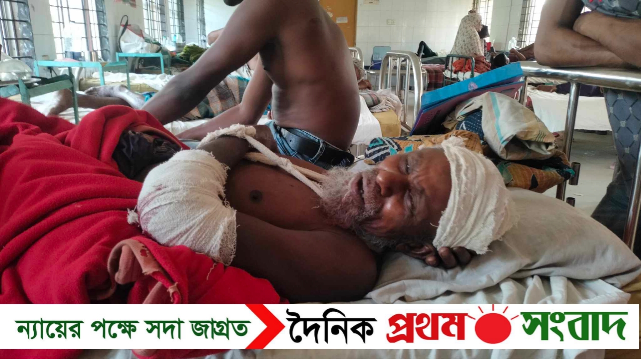 সুন্দরগঞ্জে জোরপূর্বক জমি দখলের চেষ্টায় নারীসহ আহত ৩
