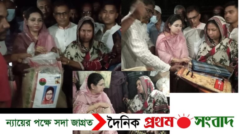 শেরপুরে আগুনে পুড়ে যাওয়া ক্ষতিগ্রস্ত অসহায় পরিবারের পাশে ডা. সানসিলা জেবরিন প্রিয়াংকা