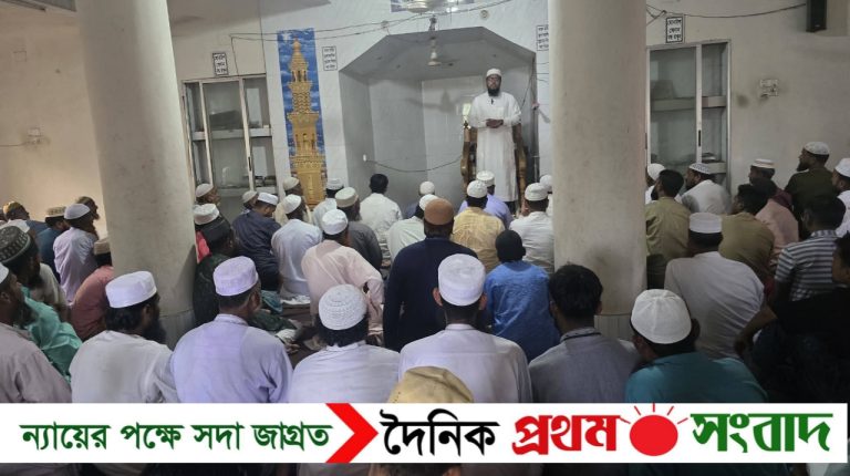 শেরপুরে জুমার নামাজের খুৎবা প্রদান করেন এমপি হাফেজ রাশেদুল ইসলাম
