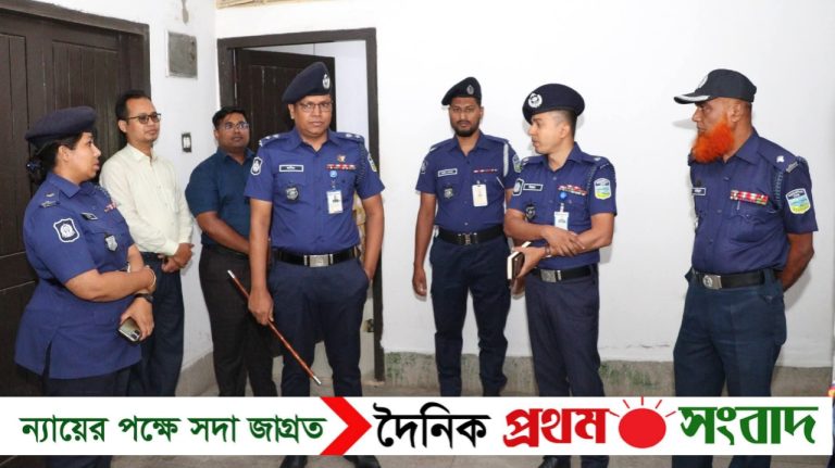 শেরপুরে পুলিশ লাইন্স পরিদর্শন করেন নবাগত পুলিশ সুপার এ, কে, এম জহিরুল ইসলাম