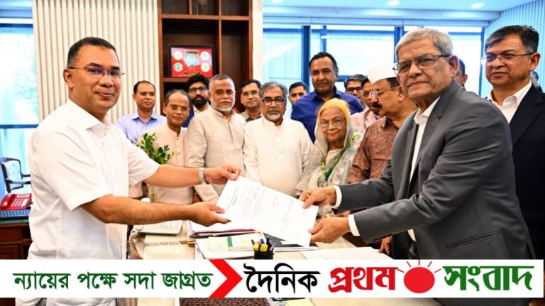 রাষ্ট্রপতি পদে মনোনয়ন গ্রহণ করেন বিএনপির প্রার্থী মির্জা ফখরুল ইসলাম আলমগীর
